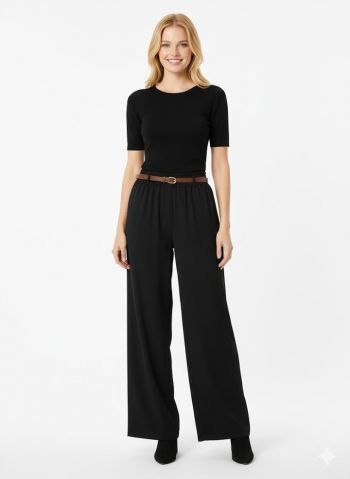 Παντελόνα με ζώνη 